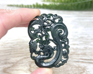 Nephrite Jade Dragon Carving #6