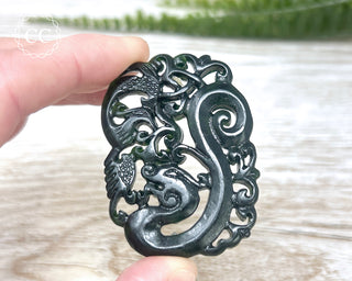 Nephrite Jade Dragon Carving #6
