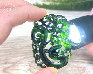 Nephrite Jade Dragon Carving #6