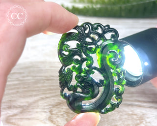 Nephrite Jade Dragon Carving #6