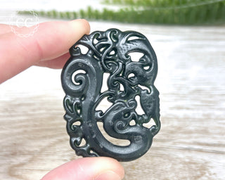 Nephrite Jade Dragon Carving #8