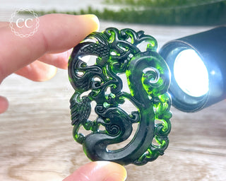 Nephrite Jade Dragon Carving #8