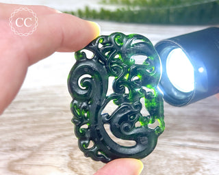 Nephrite Jade Dragon Carving #8