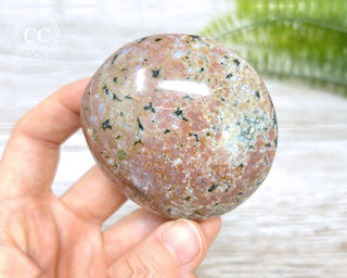 Ocean Jasper Chunky Palm Stone #3