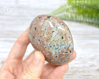 Ocean Jasper Chunky Palm Stone #3