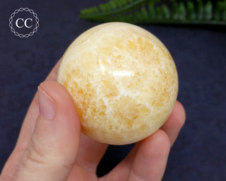 Orange Calcite Sphere #10