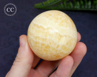 Orange Calcite Sphere #10