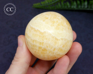 Orange Calcite Sphere #10