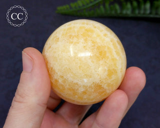 Orange Calcite Sphere #10