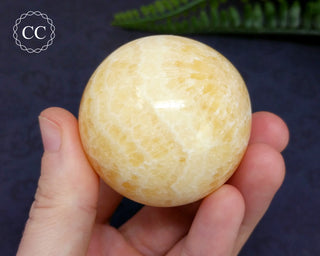 Orange Calcite Sphere #10