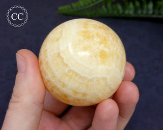 Orange Calcite Sphere #10