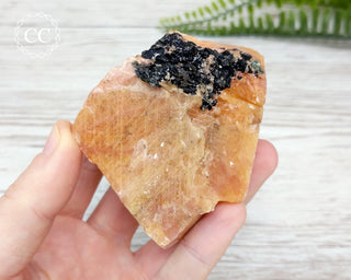 Orange Calcite & Phlogopite Mica Specimen #2