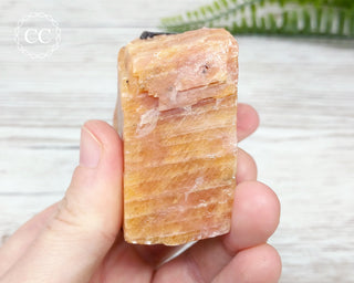 Orange Calcite & Phlogopite Mica Specimen #2