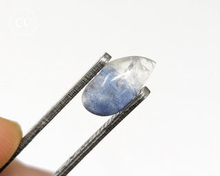 Dumortierite in Quartz Cabochon #1