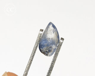 Dumortierite in Quartz Cabochon #1