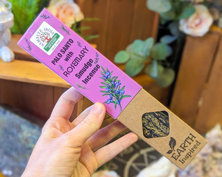 Palo Santo & Rosemary Incense Sticks box