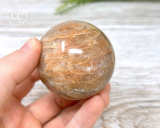 Peach Moonstone Sphere #3