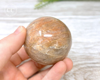 Peach Moonstone Sphere #3