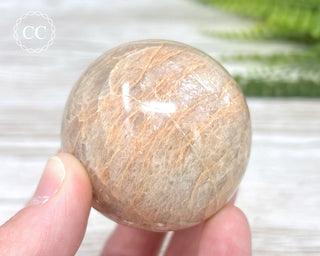 Peach Moonstone Sphere #4