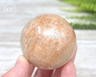 Peach Moonstone Sphere #4