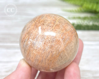 Peach Moonstone Sphere #4