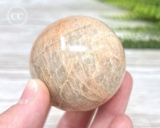 Peach Moonstone Sphere #4