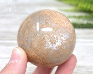 Peach Moonstone Sphere #1