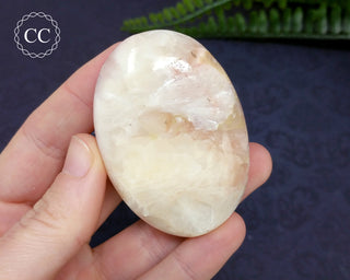 Peach Stilbite Palmstone #4