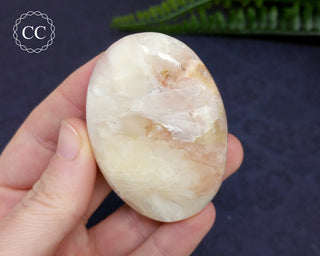 Peach Stilbite Palmstone #4