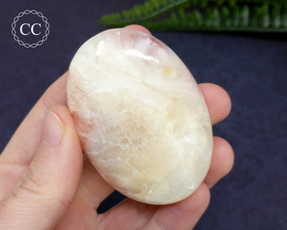 Peach Stilbite Palmstone #4