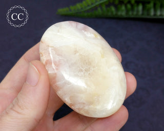 Peach Stilbite Palmstone #4