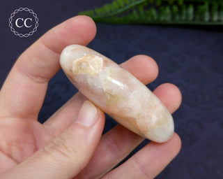 Peach Stilbite Palmstone #4