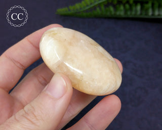 Peach Stilbite Palmstone #5