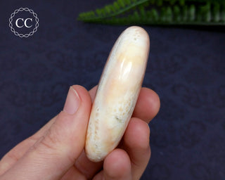 Peach Stilbite Palmstone #8