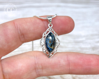 Pietersite Silver Necklace #1