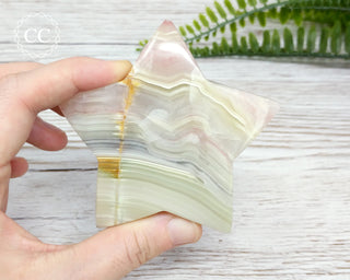 Pink Banded Calcite Star #6