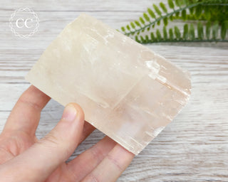 Pink Optical Calcite Crystal #2