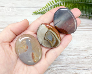 Polychrome Jasper Palm Stone