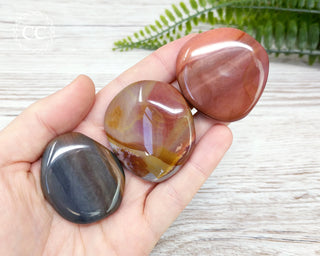 Polychrome Jasper Palm Stone