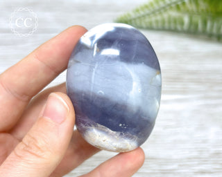 Purple Chalcedony Palm Stone #3