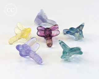 Rainbow Fluorite Mini Dragonflies