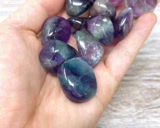 Rainbow Fluorite Tumbled Crystal
