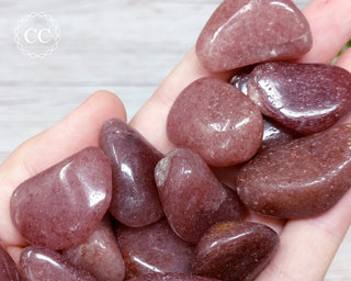 Raspberry Aventurine | Strawberry Quartz Tumbled Crystal