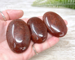 Red Aventurine Palm Stone