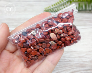 Red Jasper Crystal Chips 50g