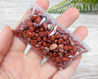 Red Jasper Crystal Chips 50g