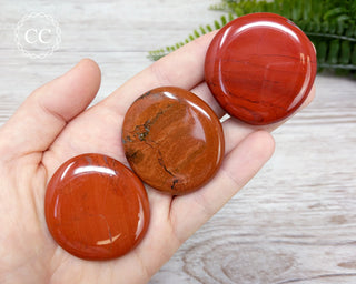Red Jasper Palm Stone