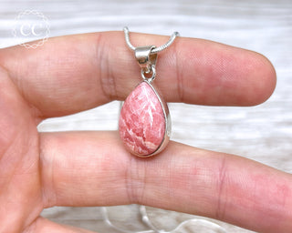 Rhodochrosite Silver Necklace #2