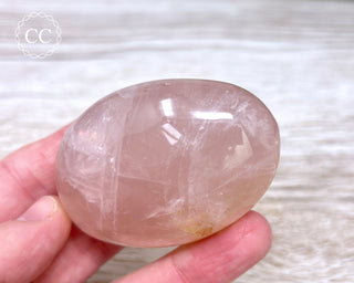 Rose Quartz Chunky Palm Stone #2
