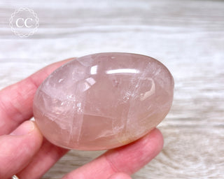 Rose Quartz Chunky Palm Stone #2